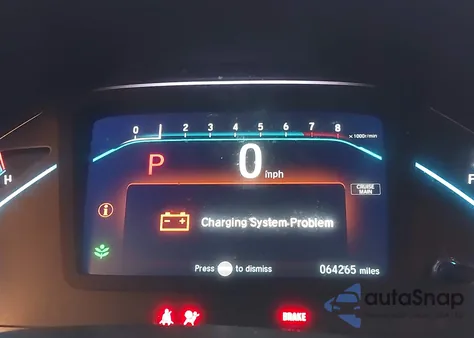 2019 Honda Odyssey Lx z USA, uszkodzony, nr VIN 5FNRL6H22KB047283